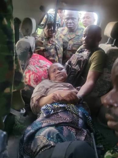 BREAKING: Widow Of Major General Rabe Abubakar Rescued In Security Operation